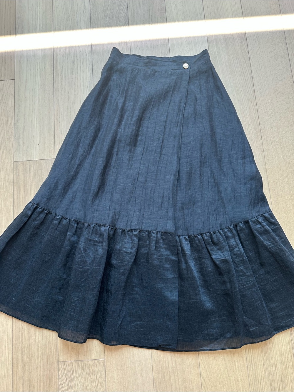 Sandro Wrapover Ruffle Skirt - Picture 8 of 16